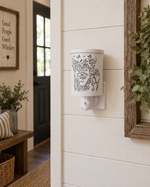 Plug In Warmer - White Cow