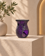 Mosaic Tealight Burners - Drak Purple