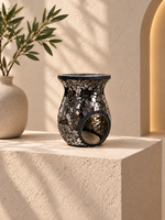 Mosaic Tealight Burners - Black Mirror